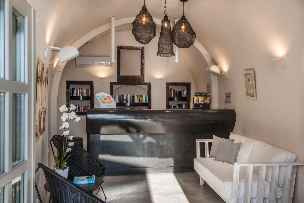 Zona de estar de On The Rocks - Small Luxury Hotels of the World