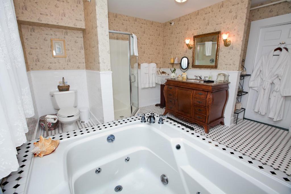 Koupelna v ubytování Inn Victoria