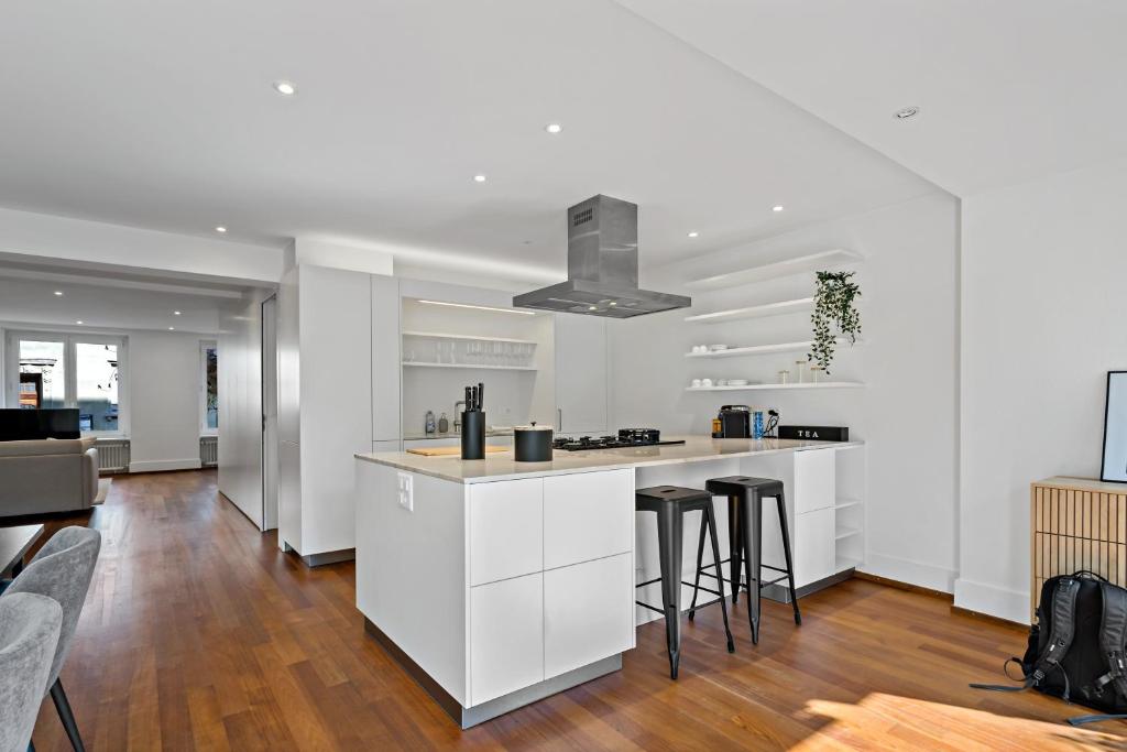 Newly renovated apartment next to Lake Zurich with private terrace
