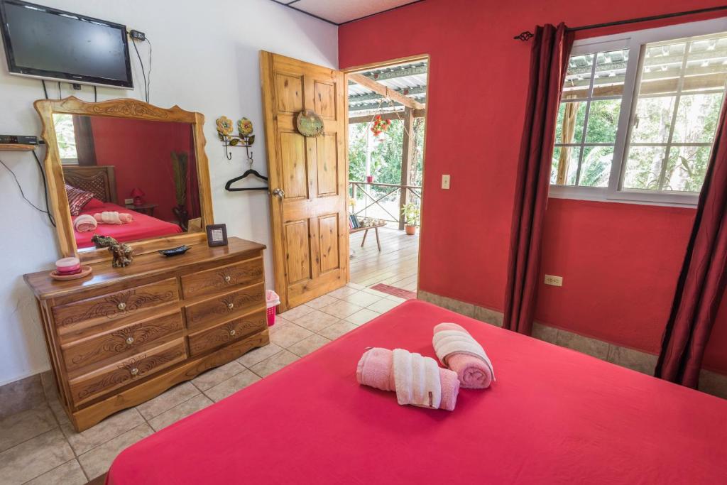 Cama o camas de una habitación en Hostel Wunderbar