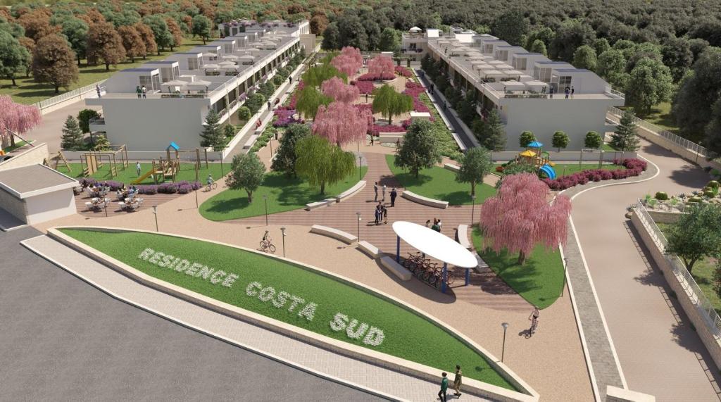 an artists rendering of the excellence scottish skate park at CostaSud Rita's House in Bari
