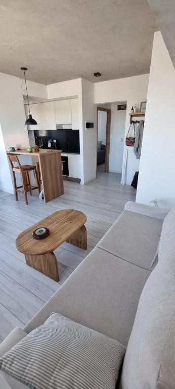 a living room with a couch and a coffee table at Tigre a estrenar in Tigre