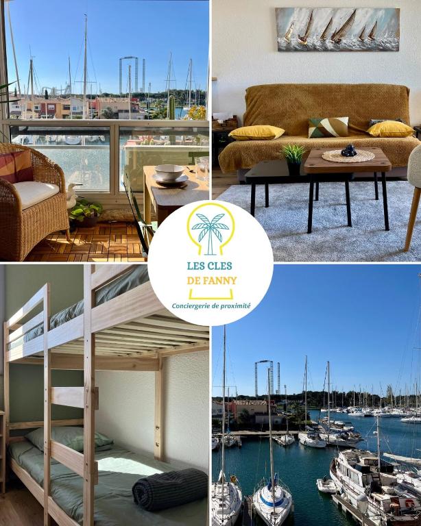 Studio Douceur du Cap Vue port Marinas, parking