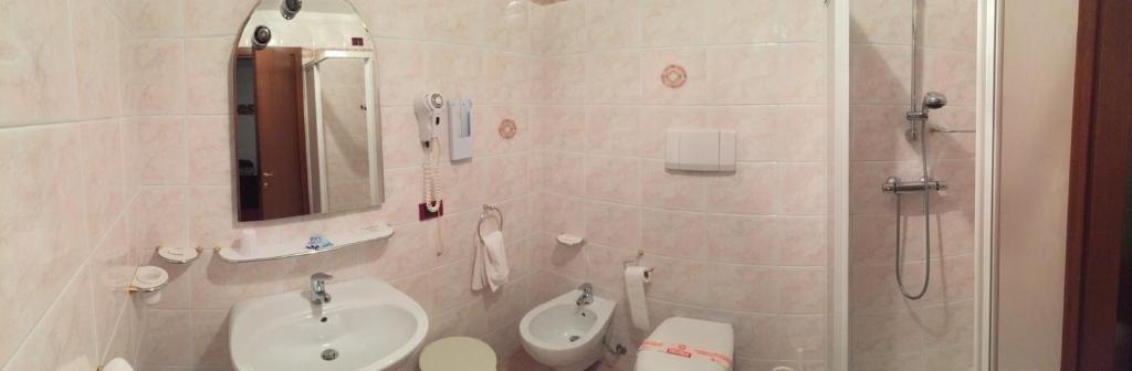 Koupelna v ubytování Hotel Tosa