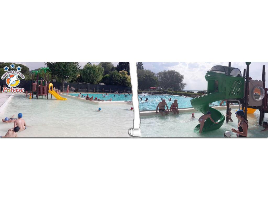 Bazén v ubytování Camping & Village Polvese nebo v jeho okolí