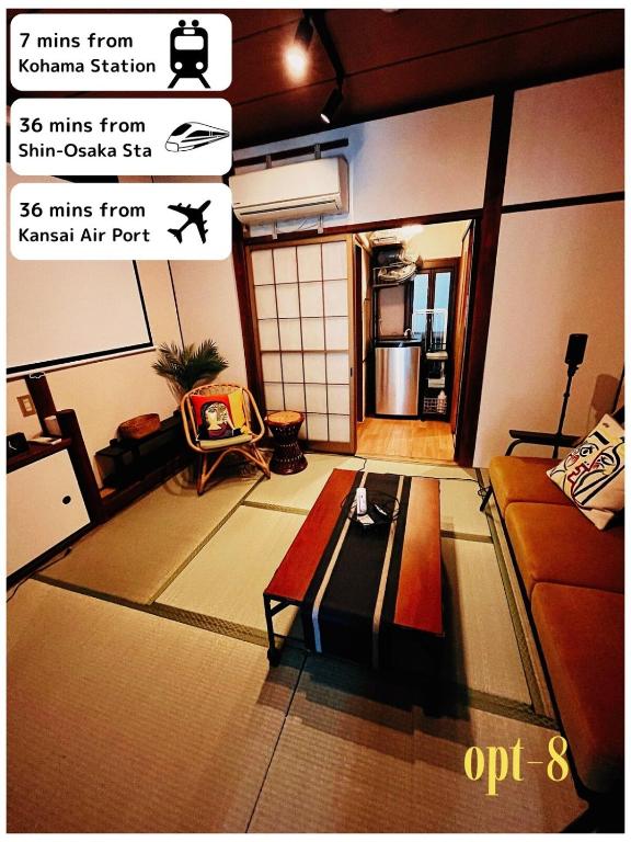 OPT-08 Big Sale 7 min walk from Nankai Kohama Sta 4 beds