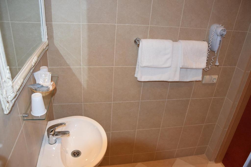 Koupelna v ubytování Girele