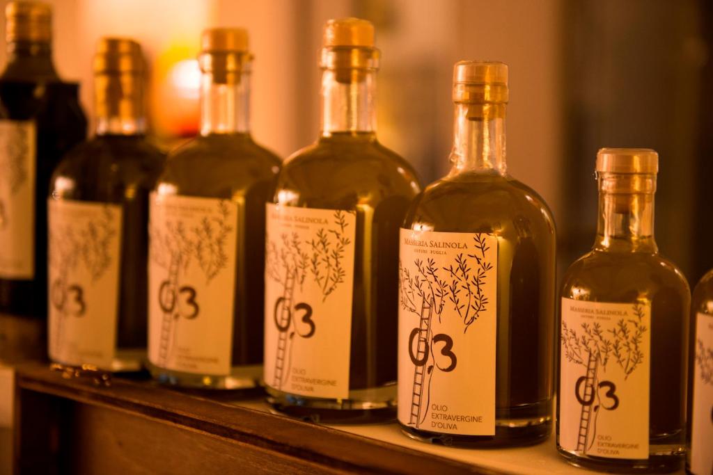 Nápoje v ubytování Masseria Salinola