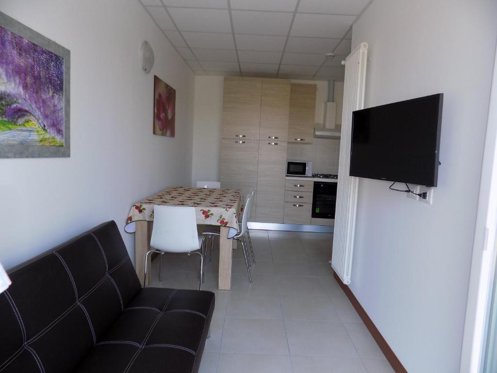 Kuchyň nebo kuchyňský kout v ubytování Hotel Residence Sole
