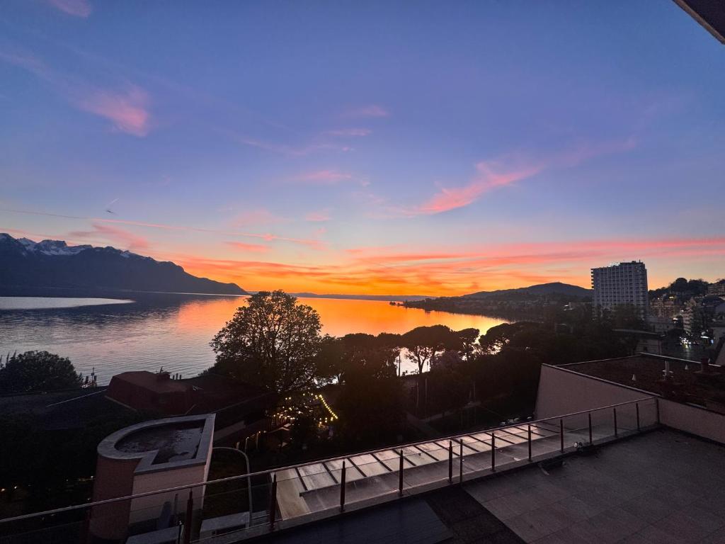 Appart premium vue sur le lac à Montreux