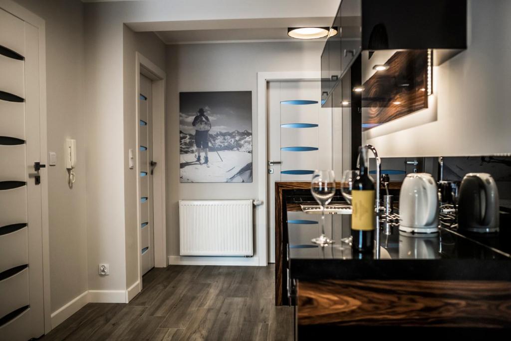 Kuchyňa alebo kuchynka v ubytovaní Apartamenty Gubałówka