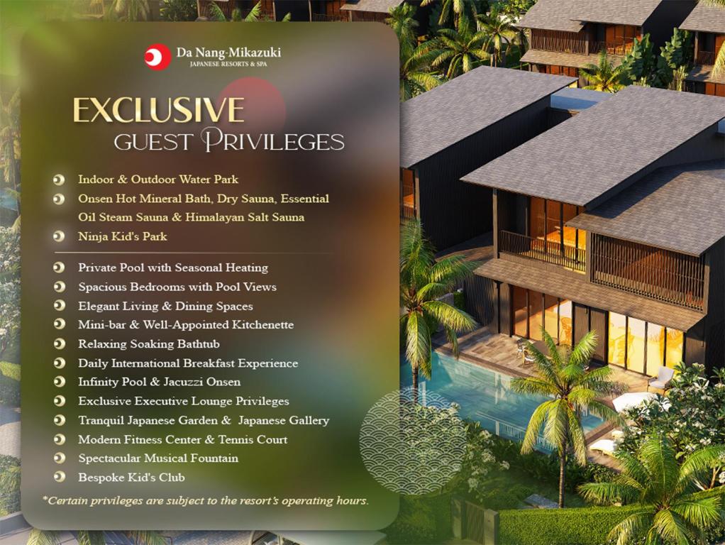 3 Bedroom Private Pool Villa – Onsen & Water Park Inclusive
