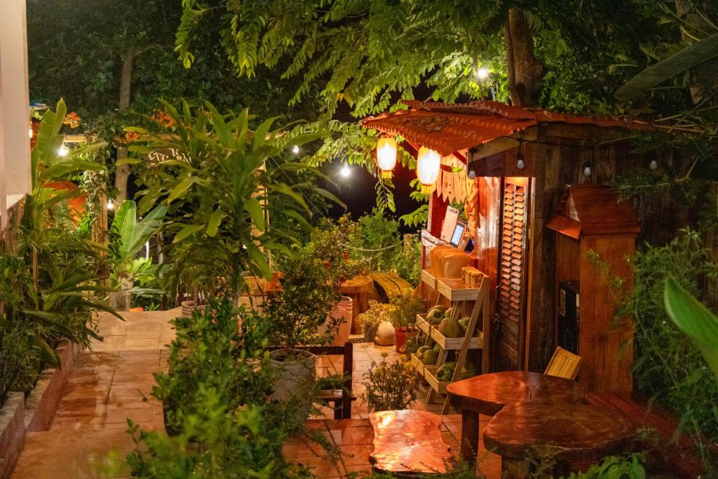 Vườn quanh Ecohouse Hòn Sơn