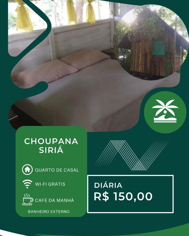 a poster for the dharma sriya rpskioperative centre for malaria at Choupana Siriá in Belém