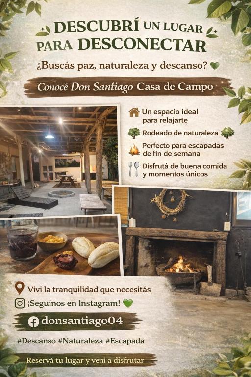 Don Santiago casa de campo