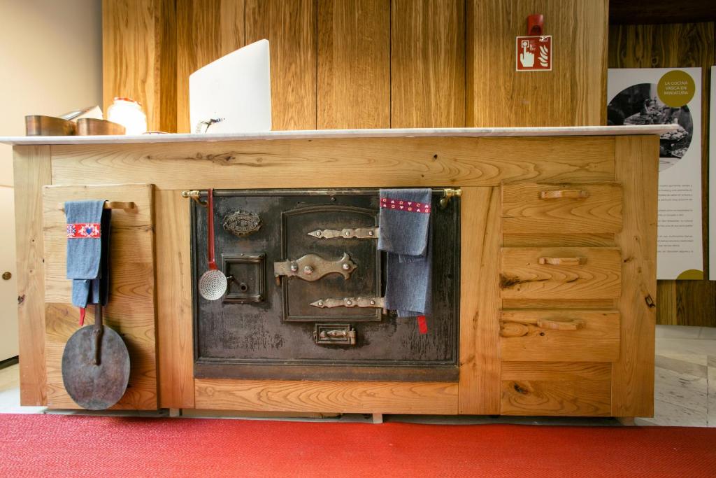 Kuchyň nebo kuchyňský kout v ubytování Legazpi Doce Rooms & Suites