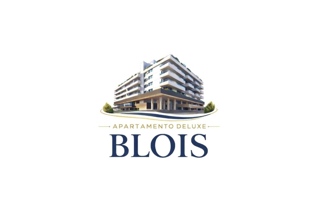 a rendering of a building with the blos logo at Apartamento Blois Deluxe in Rivas-Vaciamadrid
