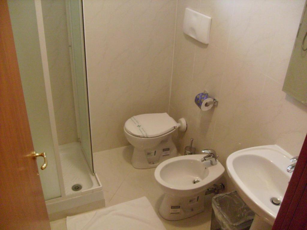 Koupelna v ubytování Euro Inn B&B
