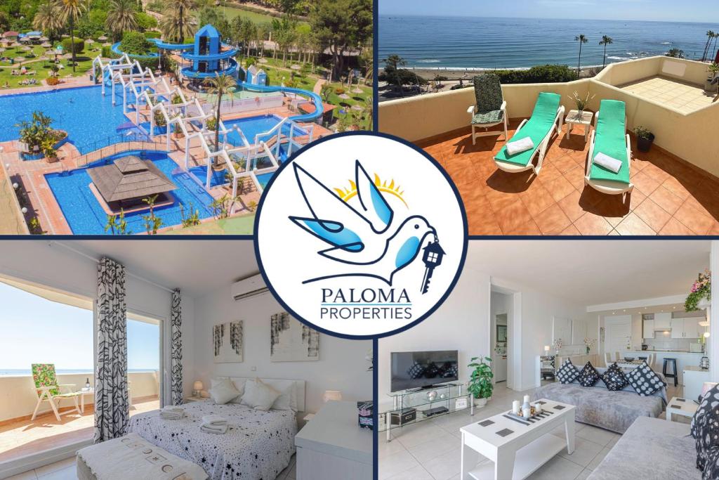 Wonderful Apt with water park and sea views
