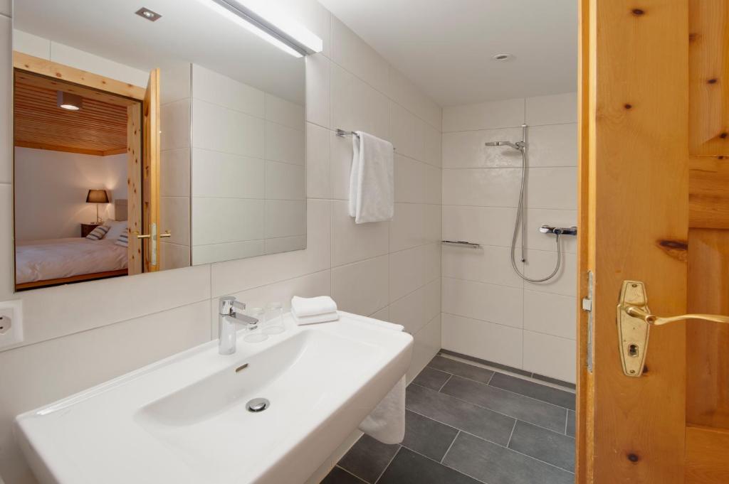 Koupelna v ubytování Apartments Styria