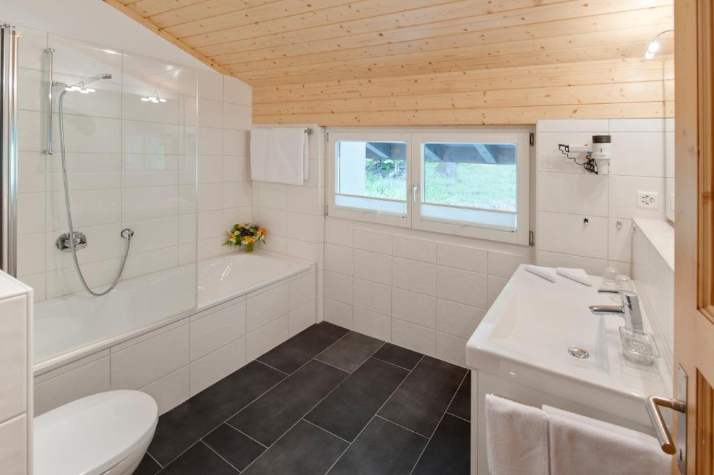 Koupelna v ubytování Apartments Styria