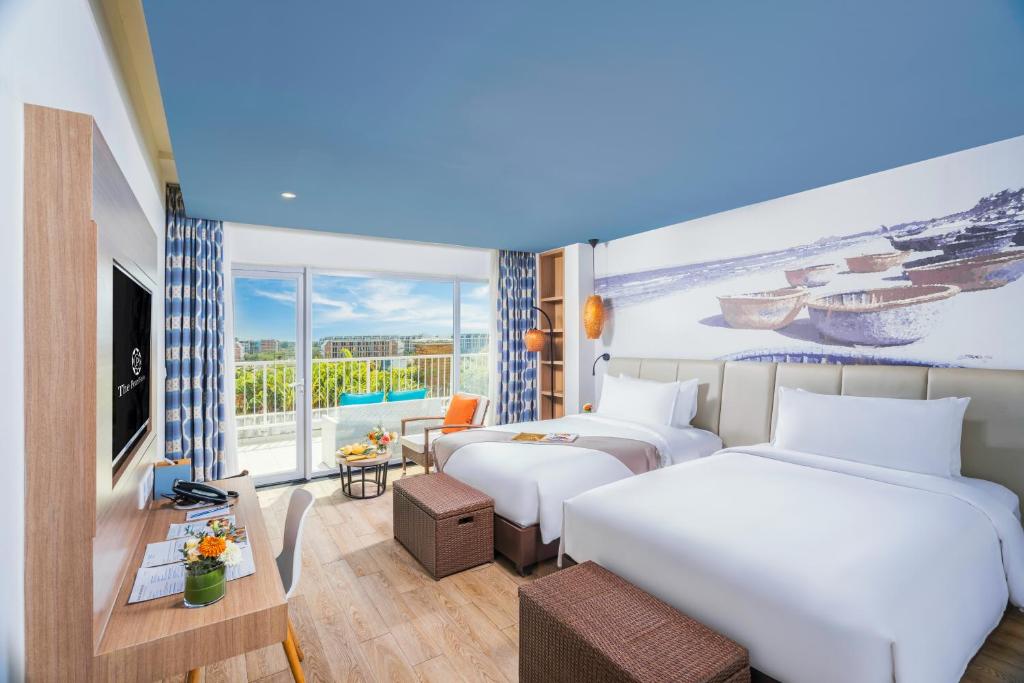 Phòng Deluxe 2 Giường Đơn Nhìn Ra Vườn