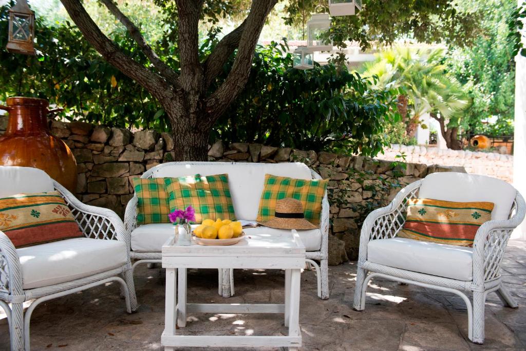 Zahrada ubytování Masseria Salinola