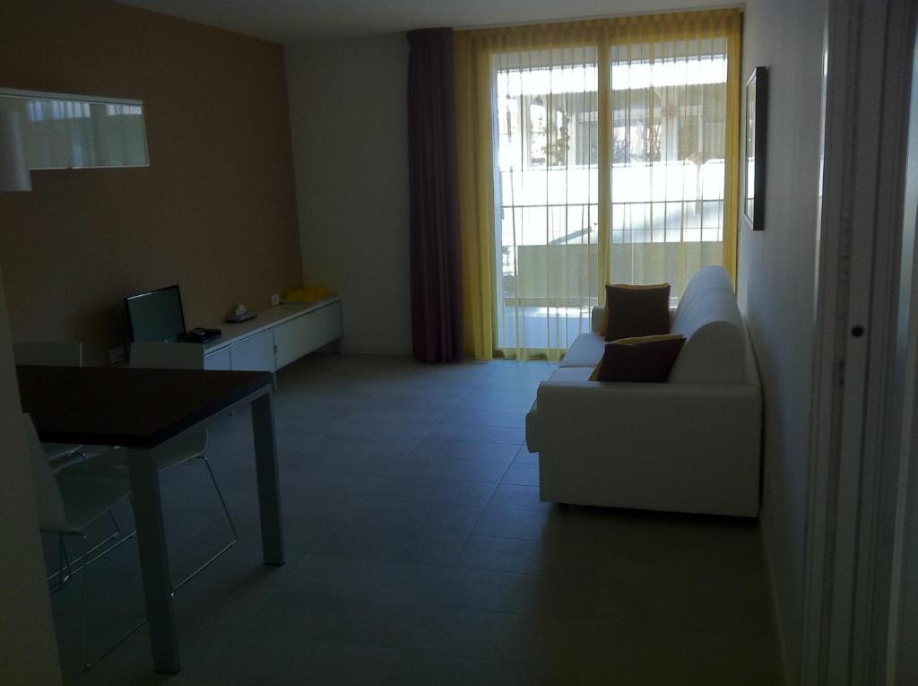 Posezení v ubytování Residence Ormeggio