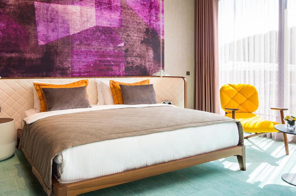 Cama ou camas em um quarto em Tasigo Eskisehir
