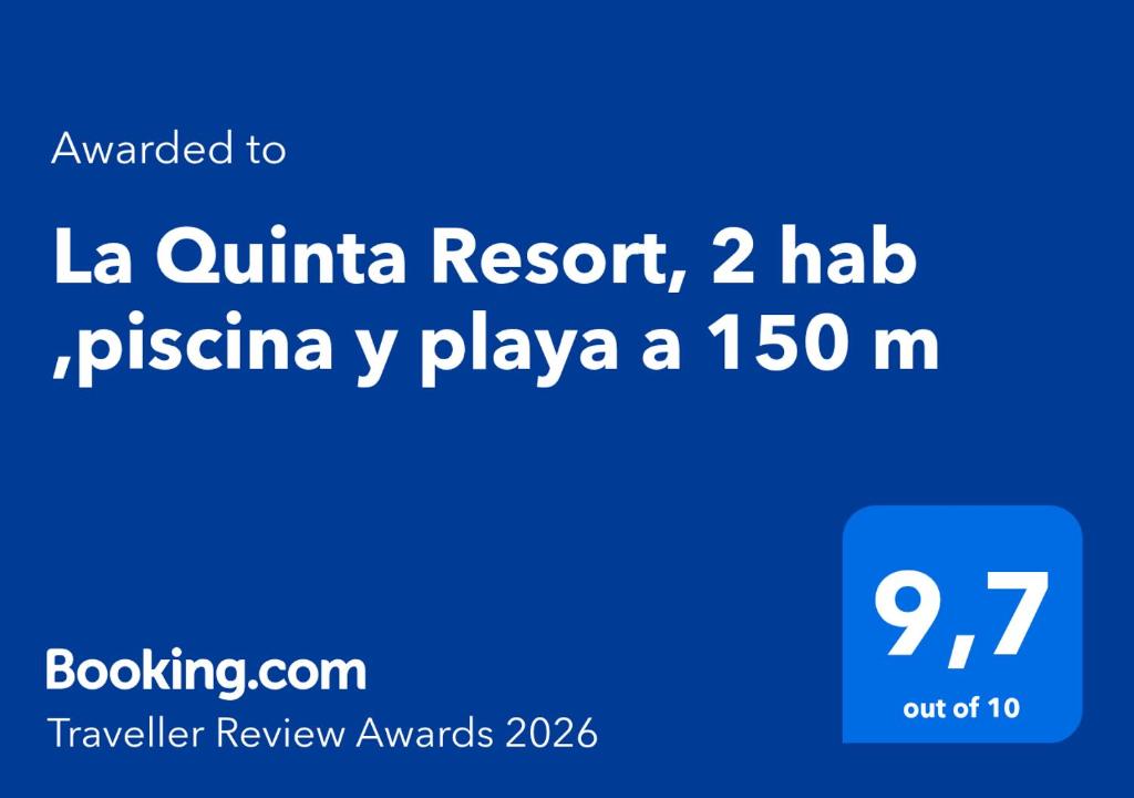 Holidays & Home La Quinta Resort, 2 hab ,piscina y playa a 150 m