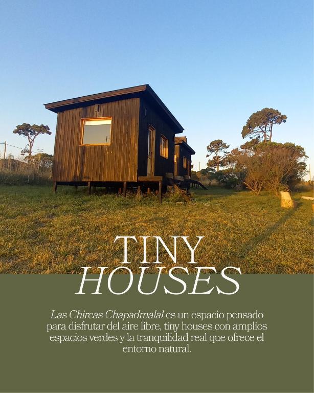 a magazine advertisement for a tiny house at Las Chircas Chapadmalal in Chapadmalal