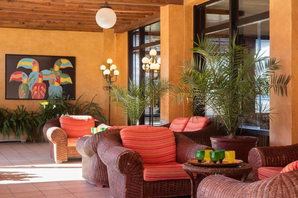 Zona de estar de Luna Park Hotel Yoga & Spa