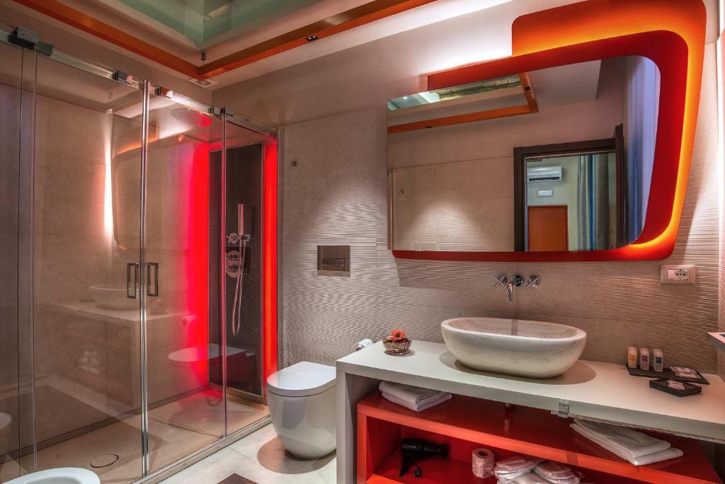 Kúpeľňa v ubytovaní Via Veneto Prestige Rooms