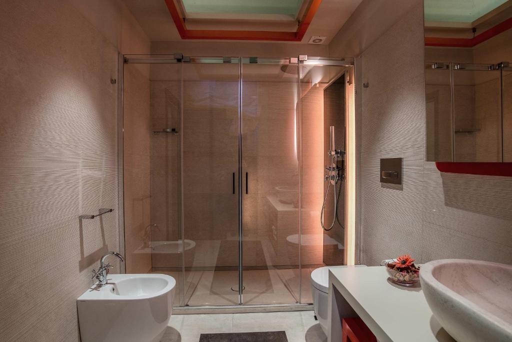 Kúpeľňa v ubytovaní Via Veneto Prestige Rooms