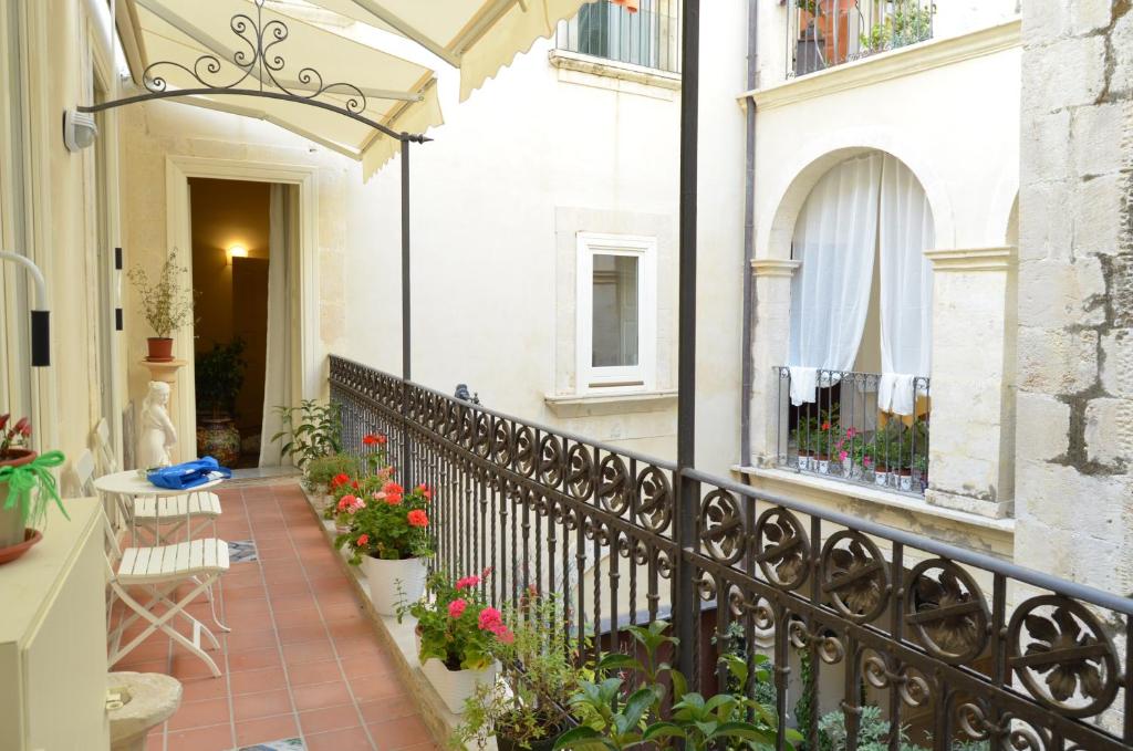 Balkón nebo terasa v ubytování B&B Casa D'alleri