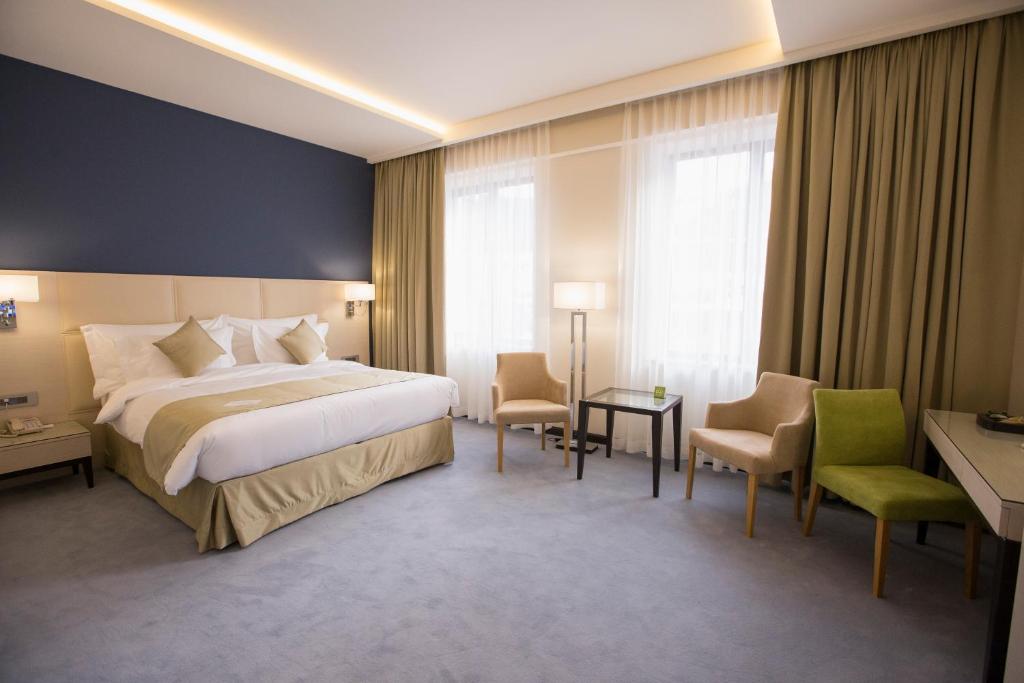 Postel nebo postele na pokoji v ubytování Ararat Resort Tsaghkadzor