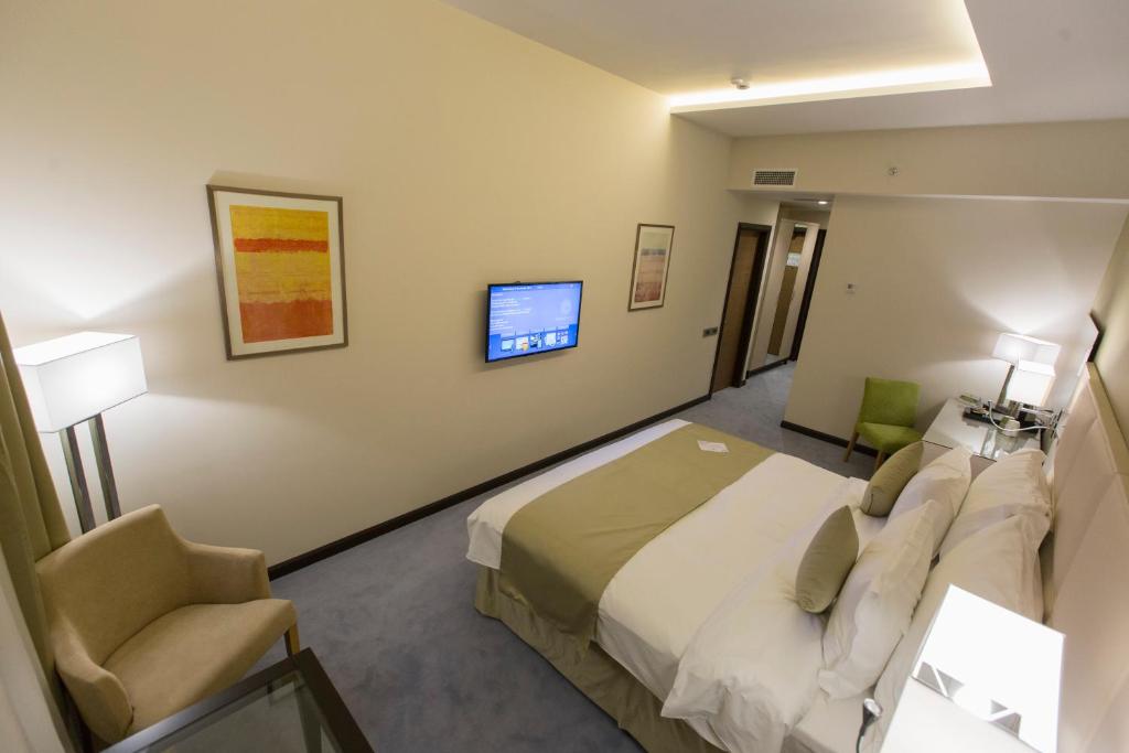 Postel nebo postele na pokoji v ubytování Ararat Resort Tsaghkadzor