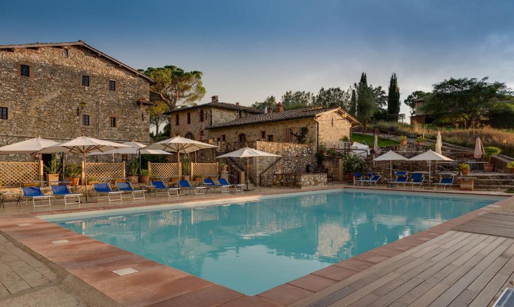 Bazén v ubytování Borgo Il Poggiaccio Residenza d'Epoca nebo v jeho okolí