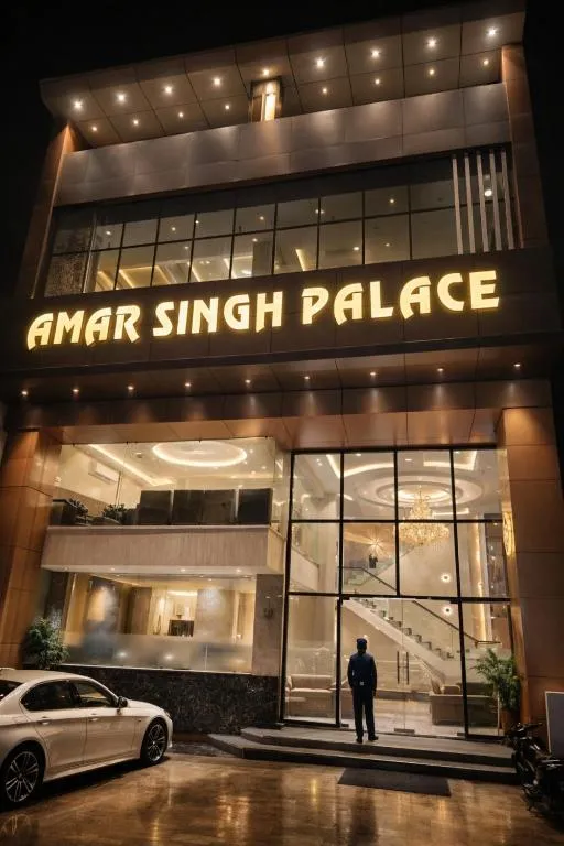 The Taj Mahal View Amar Singh Palace in Agra