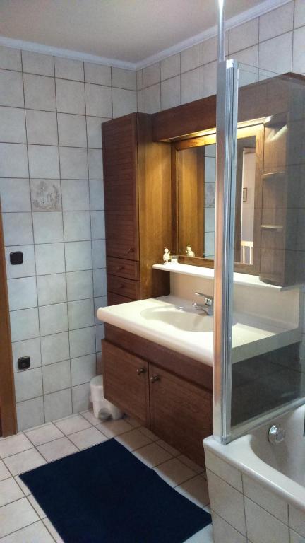 Koupelna v ubytování Ferienwohnung Wörndl