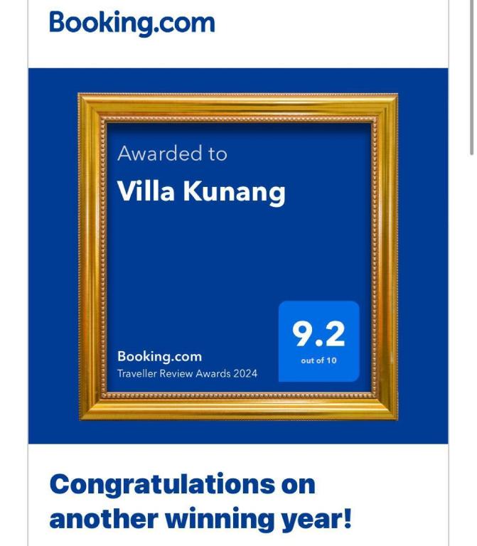 a picture of a picture frame with the text upgraded to villilla kimming at Villa Kunang in Seminyak