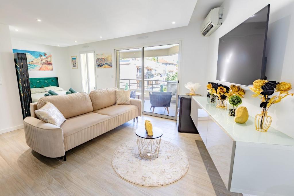 Palm Beach Cannes - Chic et moderne proche pla-T4