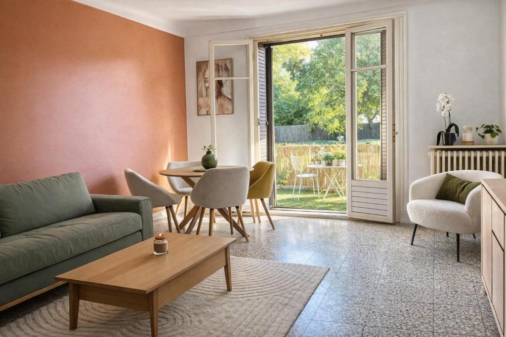 Bel appartement lumineux et calme à 10min à pied du centre Aix avec parking et Air conditionné