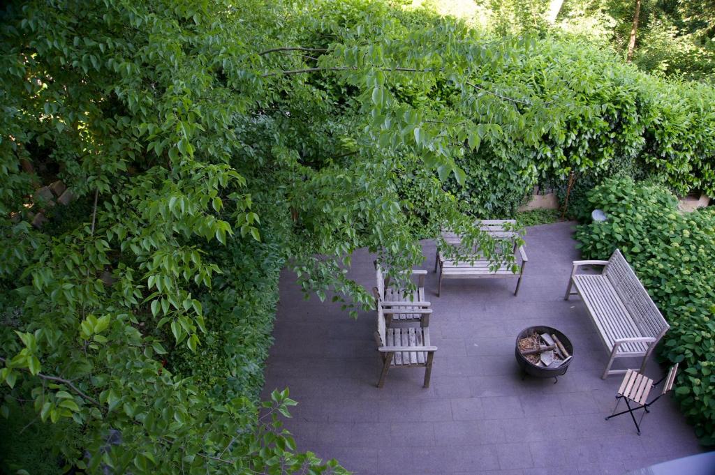 Zahrada ubytování Embassy Row BnB
