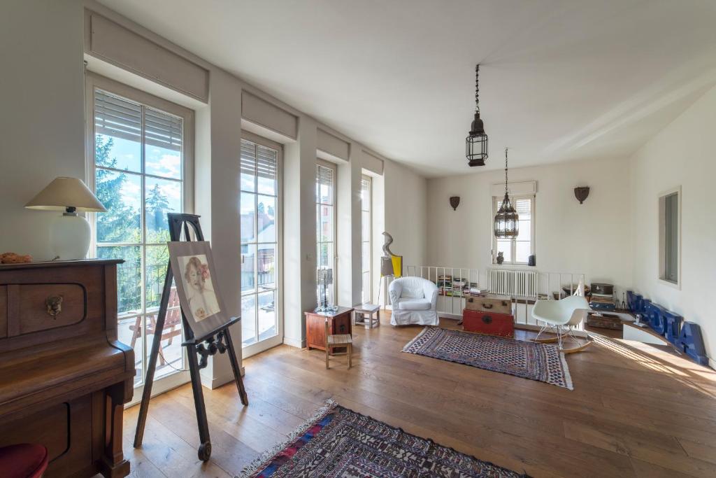 Posezení v ubytování Embassy Row BnB