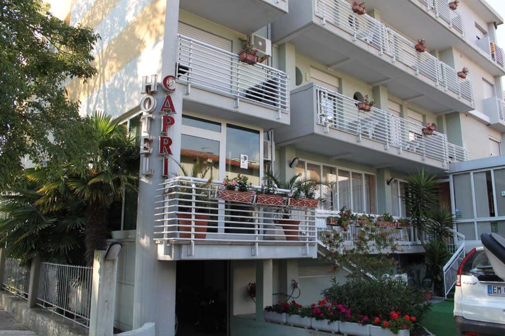 Balkón nebo terasa v ubytování Hotel Capri