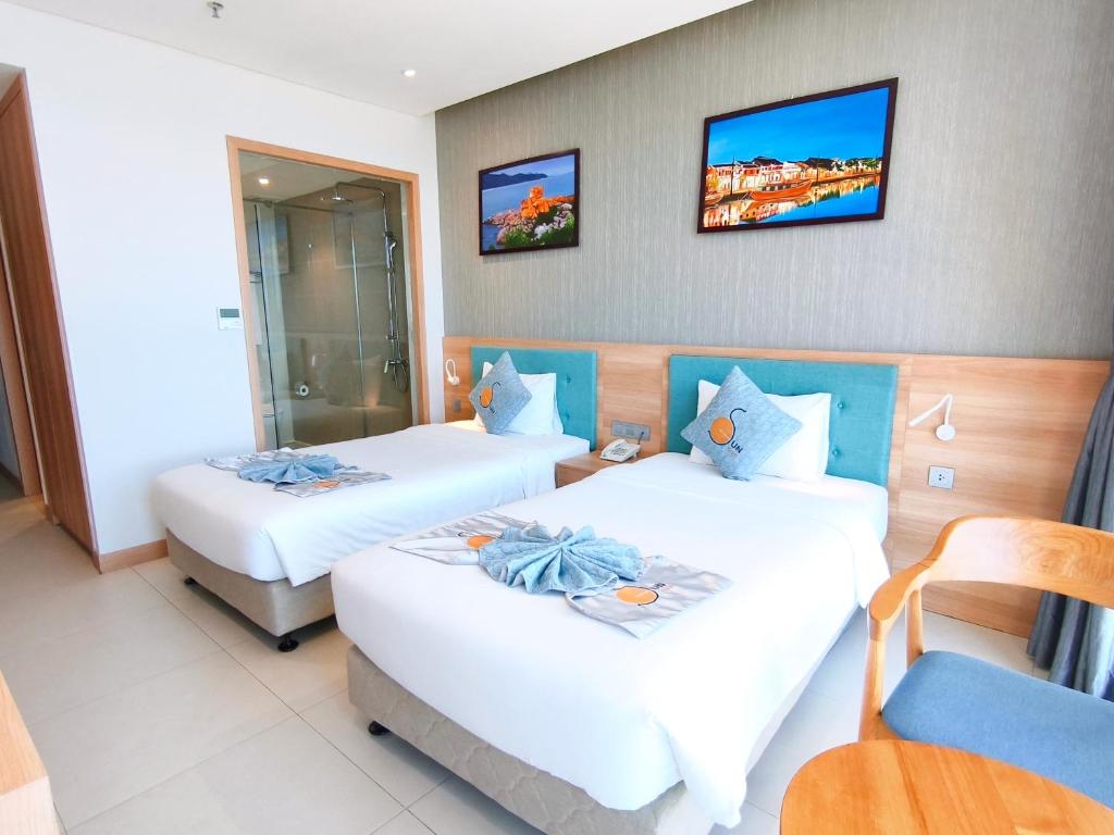 Phòng Deluxe 2 Giường Đơn Nhìn Ra Biển