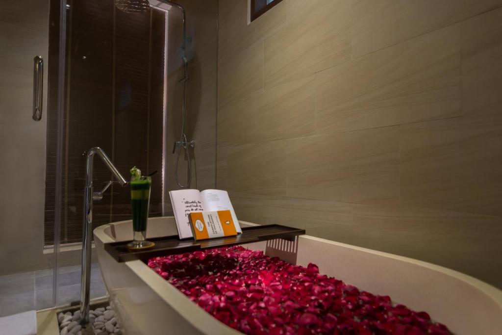Koupelna v ubytování Ulun Ubud Resort - CHSE Certified