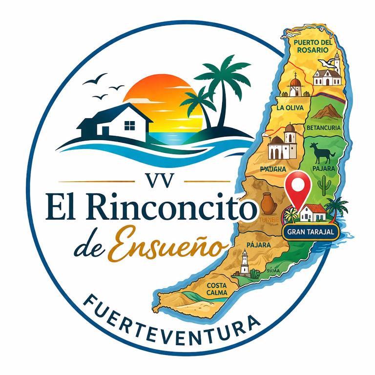 a label with a map of el rinconado de esmeraldo at El Rinconcito de Ensueño in Gran Tarajal