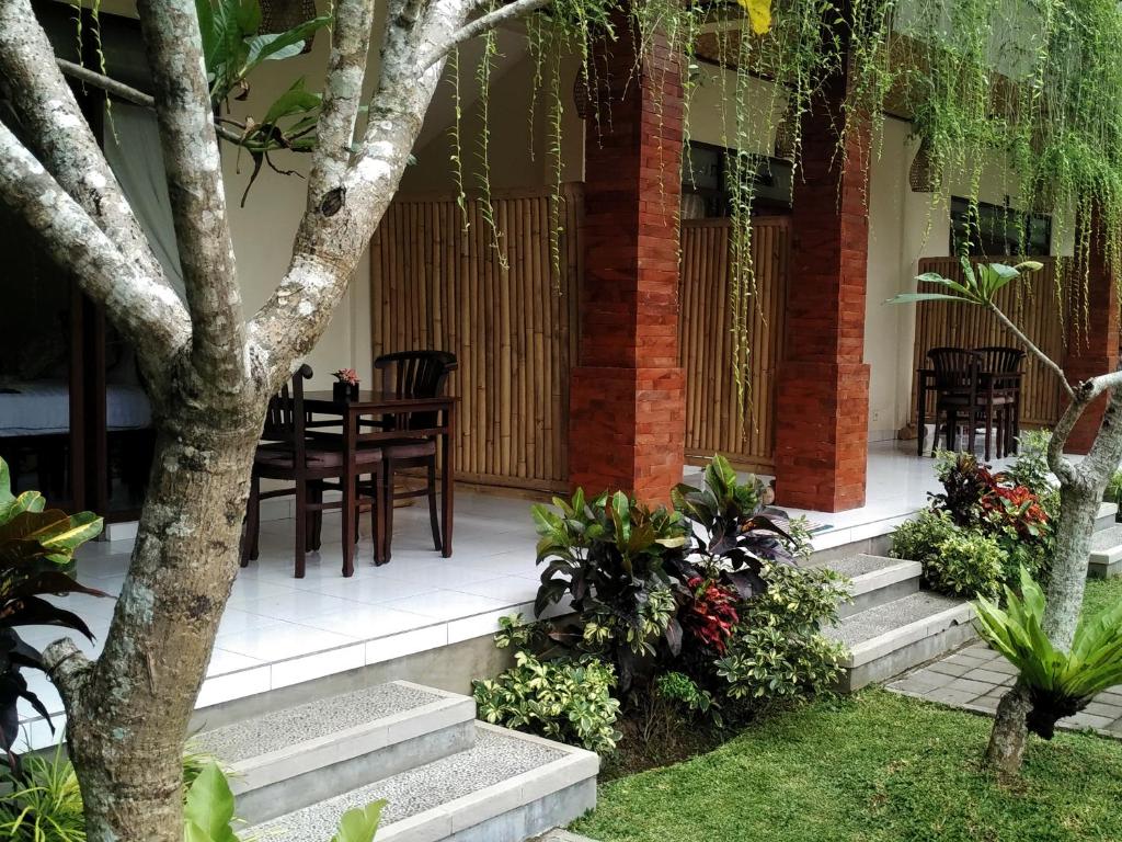 Zahrada ubytování Nyoman Sandi Guest House